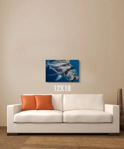 Thefishingshop Canvas Art Fish Lure Canvas