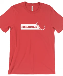 Thefishingshop Fishaholic Men's T-Shirt Casual Wear