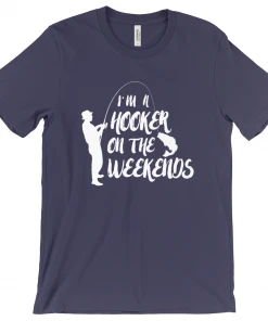 Thefishingshop I'm A Hooker On The Weekends Men's T-Shirt Casual Wear