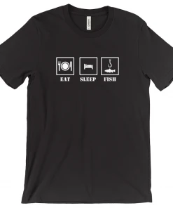 Thefishingshop Eat Sleep Fish Men's T-Shirt Casual Wear