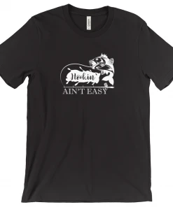 Thefishingshop Hookin' Ain't Easy Men's T-Shirt Casual Wear