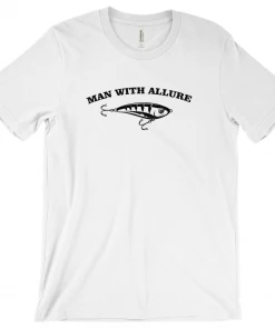 Thefishingshop Man With Allure Men's T-Shirt Casual Wear