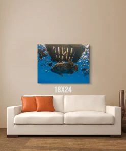 Thefishingshop Canvas Art Fish Pallet Canvas