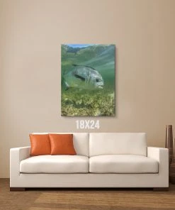 Thefishingshop Canvas Art Simply Swimming Canvas 6 Thefishingshop Canvas Art Simply Swimming Canvas