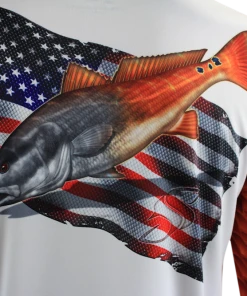 Salty Scales Redfish Long Sleeve Scale Armour Gen 2 Youth