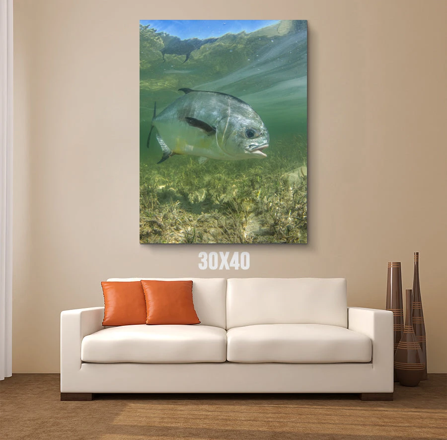 Thefishingshop Canvas Art Simply Swimming Canvas 4 Thefishingshop Canvas Art Simply Swimming Canvas