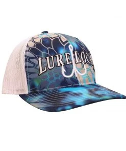 Lure Lock Full Logo Classic Cap Kryptek Pontus/White Hats