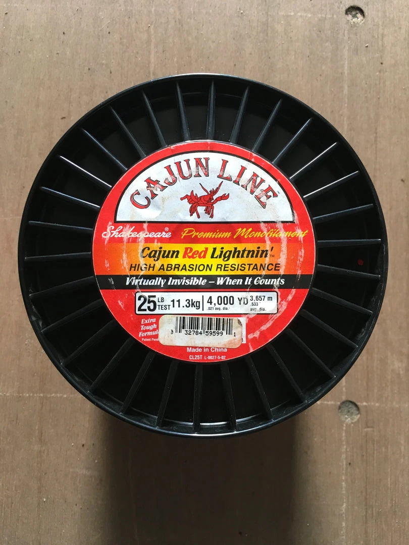 Gator Jim's Cajun Red Lightnin' Monofilament Line 2 Gator Jim's Cajun Red Lightnin' Monofilament Line