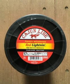 Gator Jim's Cajun Red Lightnin' Monofilament Line 6 Gator Jim's Cajun Red Lightnin' Monofilament Line