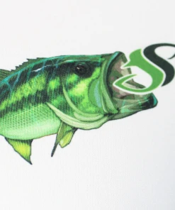 Salty Scales Largemouth Bass Long Sleeve Scale Sun-Shield Youth Performance Gear