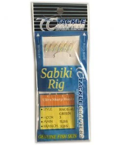 Tackle Crafters Pre-Made Rigs Sabiki Rigs - Single Pack (6 Total Hooks)