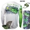 Salty Scales Performance Gear Largemouth Bass Long Sleeve Scale Sun-Shield Gift Pack