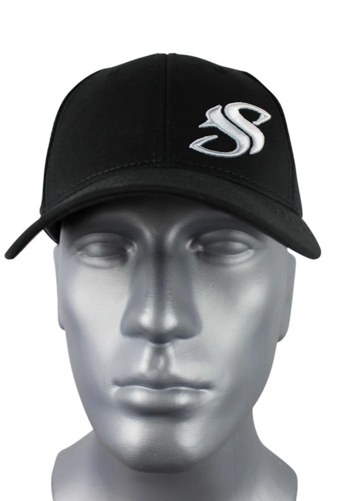 Salty Scales Hats Black Adjustable SS Cap 2 Salty Scales Hats Black Adjustable SS Cap