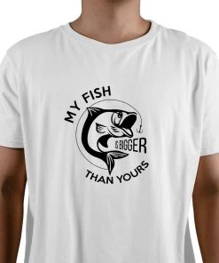 Thefishingshop Casual Wear My Fish Is Bigger Than Yours Men's T-Shirt
