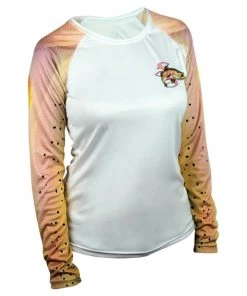 Salty Scales Performance Gear Womens Speckled Trout Pink Scale Armor